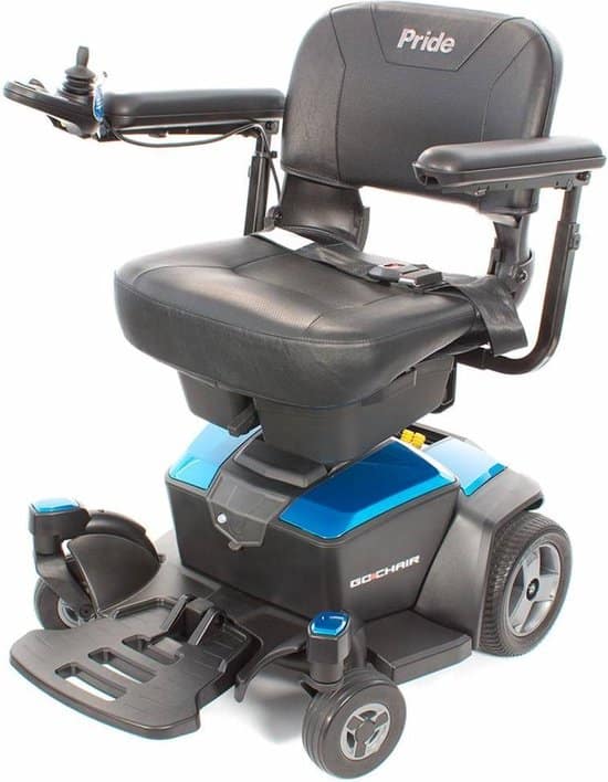 elektrische rolstoel pride go chair saffierblauw