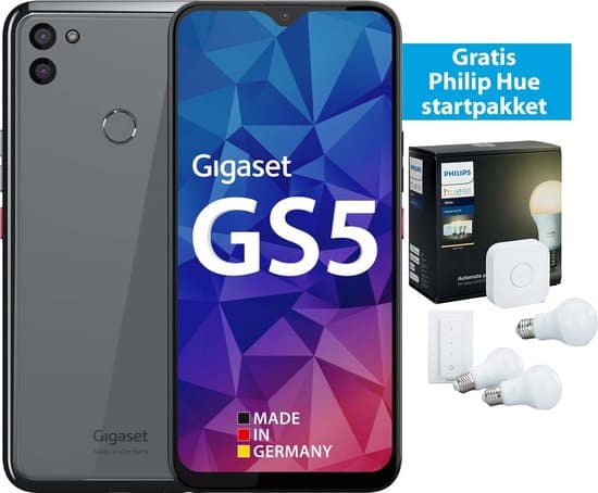 gigaset gs5 grijs made in germany 48mp camera lange accuduur 4500 mah