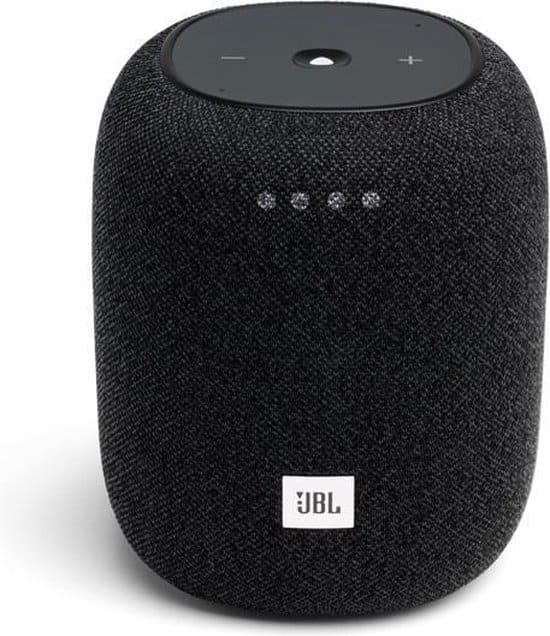 jbl link music draadloze smart speaker zwart