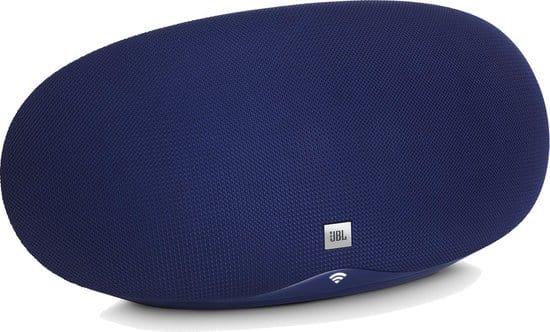 jbl playlist draadloze google cast speaker blauw