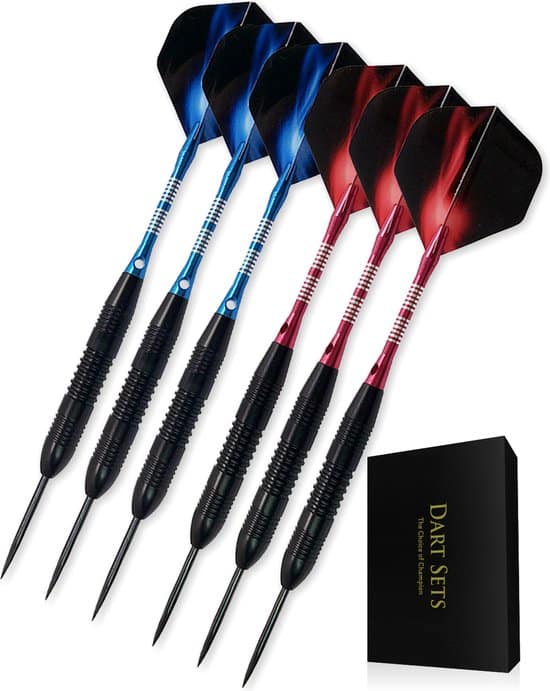 jomy dartpijlen set 23 gram extra darts shafts flights inclusief