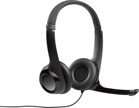 logitech h390 usb headset met ruisonderdrukkende microfoon zwart