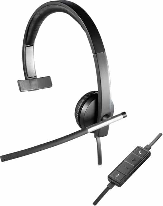 logitech h650e mono headset met usb