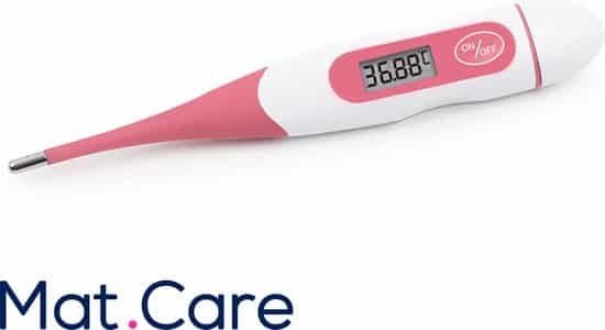 mat care ovulatiethermometer bbt nieuw fertility thermometer 2 decimalen