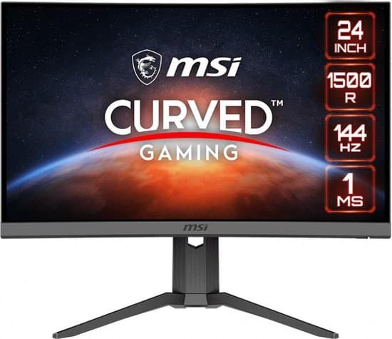 msi optix g24c6p full hd curved gaming monitor 24 inch 144hz 1