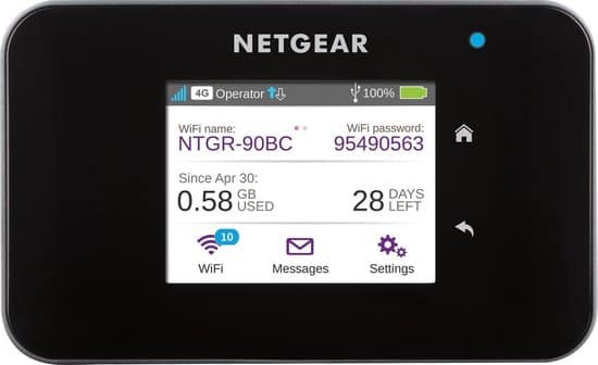 netgear aircard 810s mifi router met wifi ac zwart