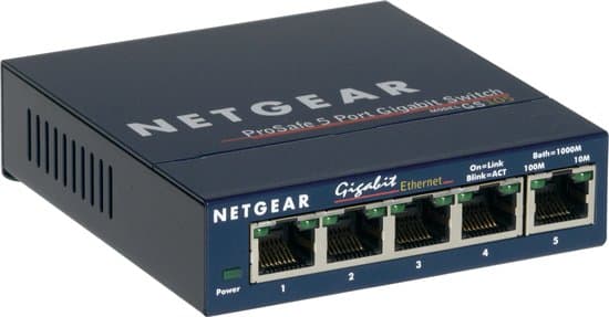 netgear prosafe gs105ge netwerk switch unmanaged 5 poorten 1