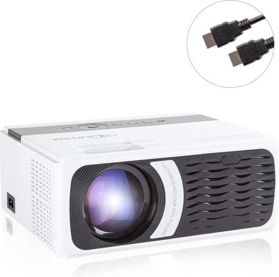 qumax pro mini beamer met hdmi kabel projector beamer compact en