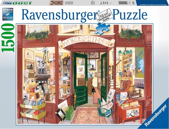 ravensburger puzzel wordsmiths bookshop legpuzzel 1500 stukjes