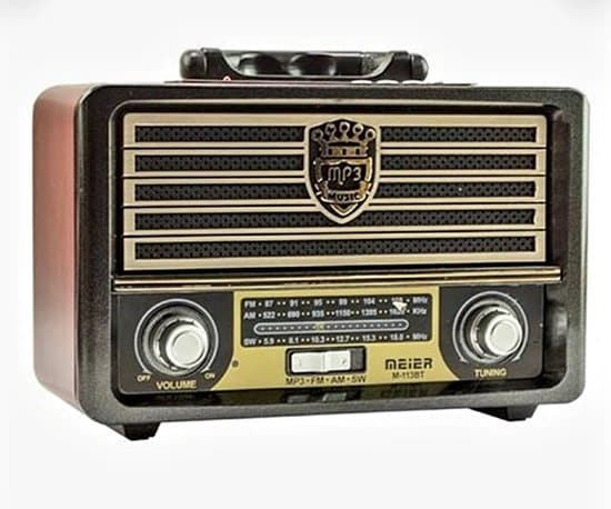 retro design radio bluetooth speaker usb sd tf aansluiting