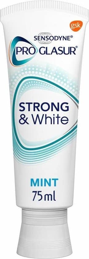 sensodyne proglasur strong white tandpasta 75 ml