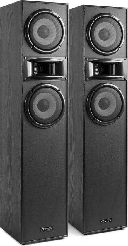 speakerset fenton shf700b hifi speakers 400w zuil luidsprekers met 2x 6 5