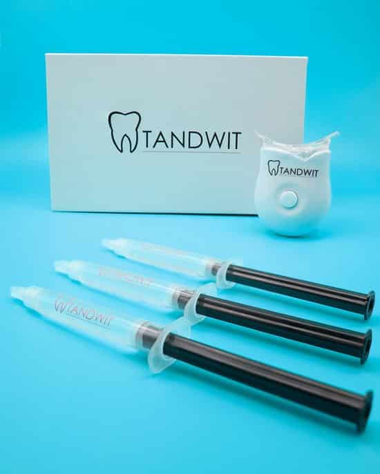 tandwit teeth whitening kit tandenbleekset tandenblekers 100 veilig