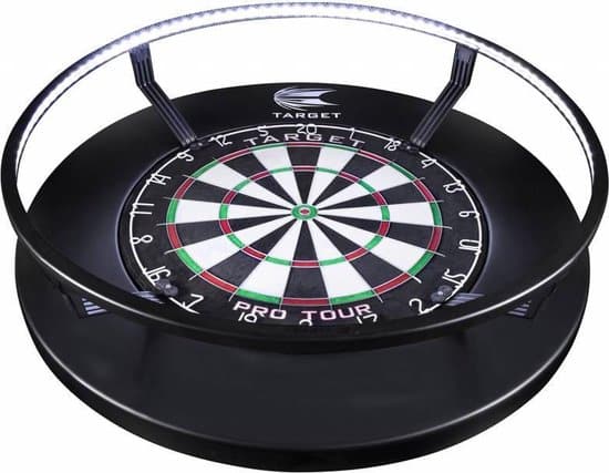 target darts corona vision dartbord verlichting 360