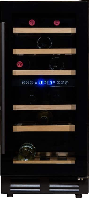 vinata wijnklimaatkast premium met vol glazen deur 32 flessen 1