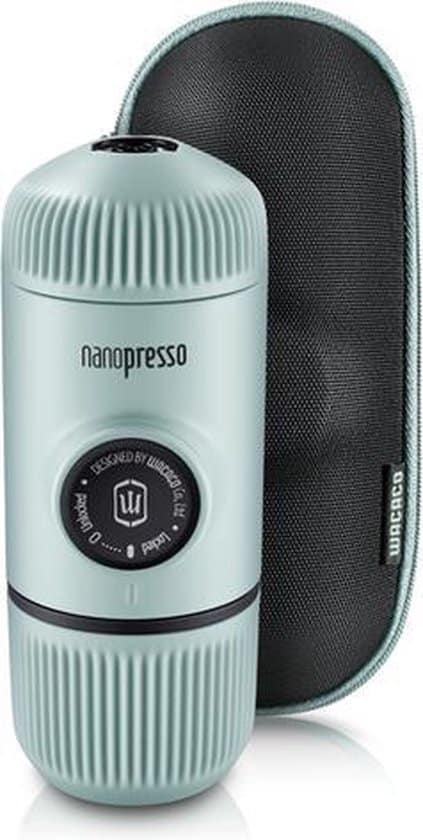 wacaco nanopresso artic blue portable espresso machine