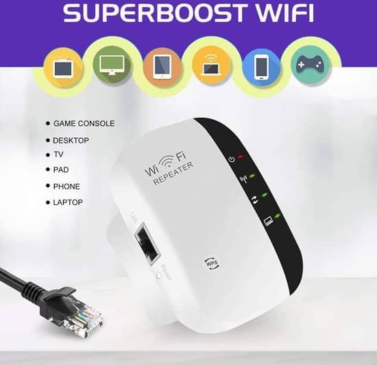 wireless wifi versterker stopcontact inclusief gratis internetkabel wifi 1