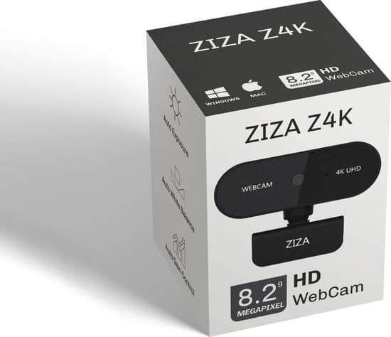 ziza z4k webcam met microfoon 4k ultra hd 3840 x 2160 autofocus 829 mp