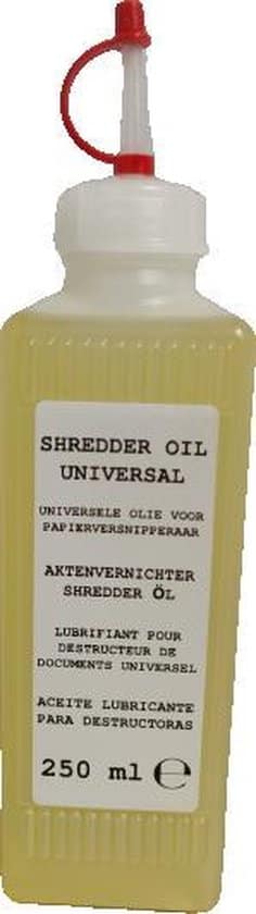 250ml papierversnipperaar olie papiervernietiger olie shredder oil