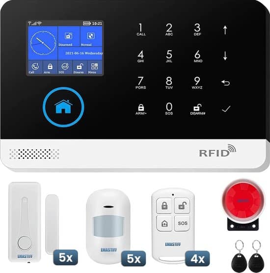 a life compleet alarmsysteem met sirene smart home beveiligingssysteem