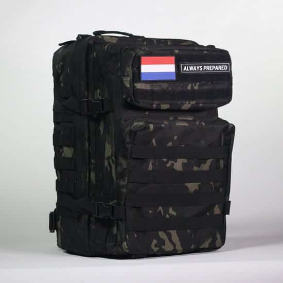 always prepared tactical backpack sporttas schooltas camo warrior 45l