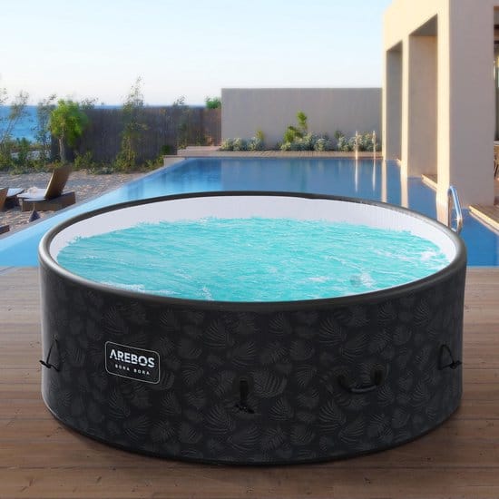 arebos in outdoor spa verwarming van het zwembad opblaasbare massage