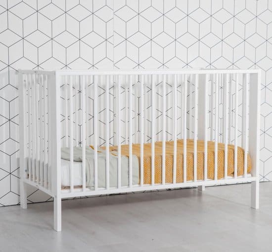 cabino inklapbaar baby bed ledikant wit 60x120 1