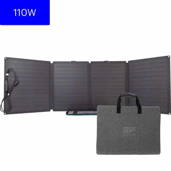 ecoflow 110w solar panel opvouwbaar zonnepaneel mc4 aansluiting