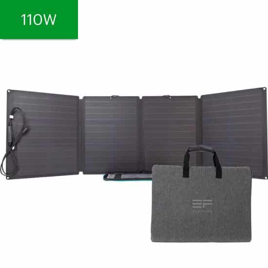 ecoflow 110w solar panel opvouwbaar zonnepaneel mc4 aansluiting 110