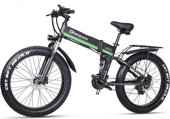 elektrische fiets fat tire ebike 1000w lithiumbatterij 26 inch shimano