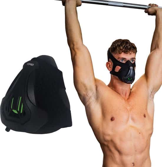 fit met bruno trainingsmasker sportmasker zuurstofmasker conditie