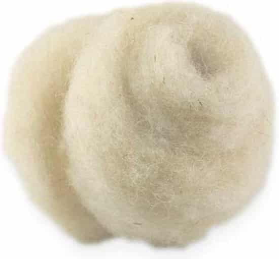 heilwolle biologische wol bij luieruitslag vette ruwe wol 45 gram