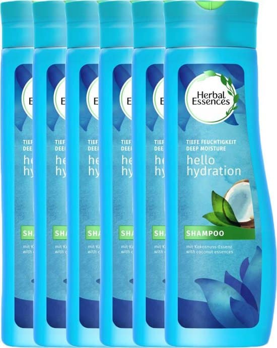 herbal essences shampoo hello hydration 6 x 200 ml voordeelverpakking
