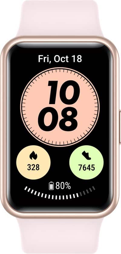 huawei watch fit new smartwatch dames 14 dagen batterijduur sakura pink