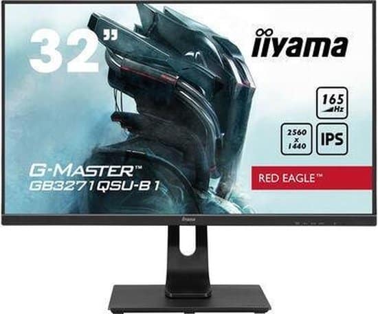 iiyama g master gb3271qsu b1 qhd ips 165hz gaming monitor 32 inch