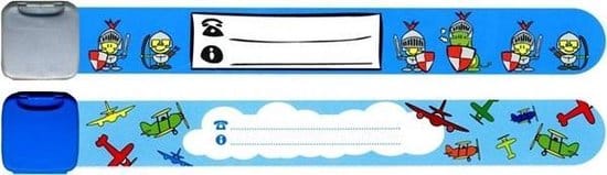 infoband polsbandjes set van 2 sos naambandjes voor kinderen 1