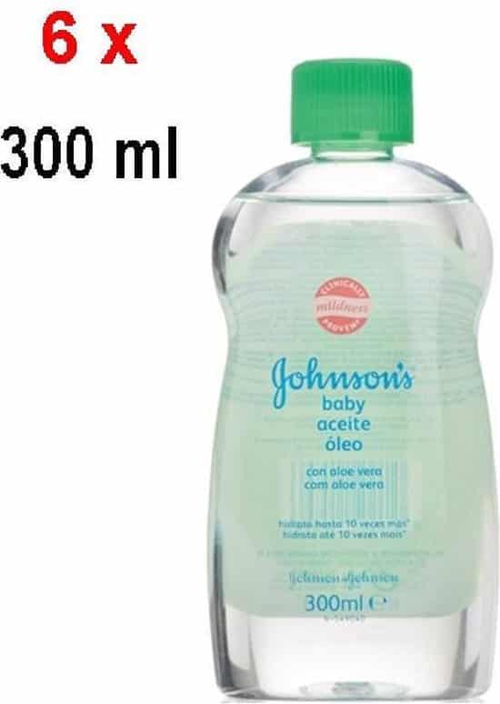 johnsons baby olie aloe vera voordeelverpakking 6 x 300 ml