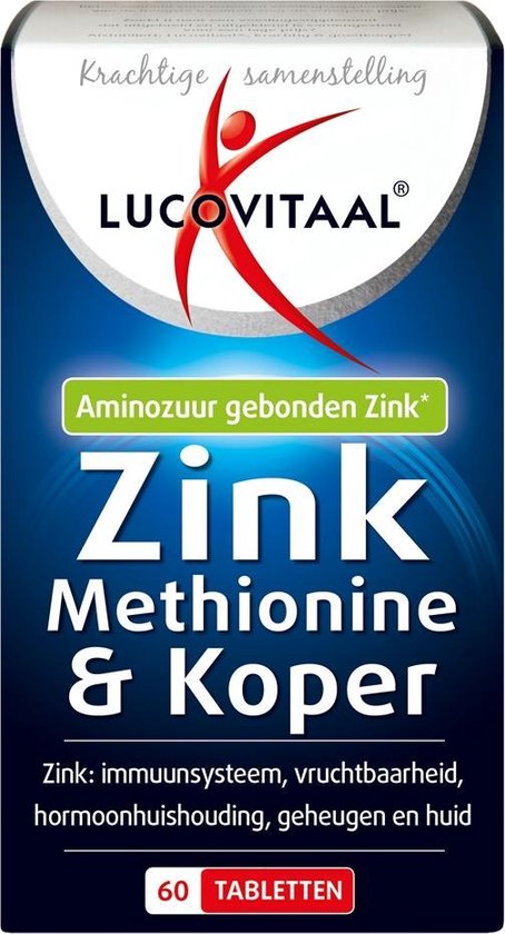 lucovitaal zink methionine koper voedingssupplement 60 tabletten