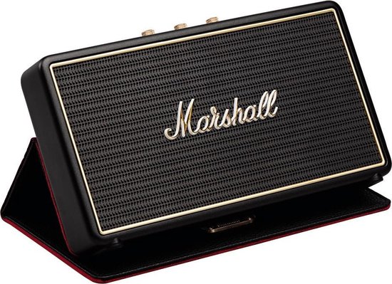 marshall stockwell draadloze speaker zwart inclusief flipcase