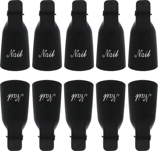 nagellak remover clips 10 stuks