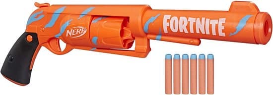 nerf fortnite 6 shooter blaster
