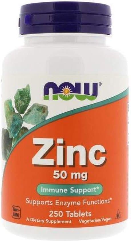 now foods zinc 50 mg 250 tabletten