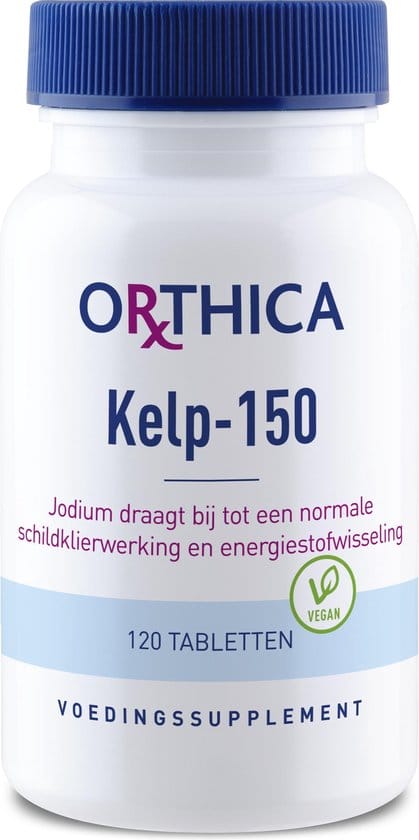 orthica kelp 150 jodium tabletten 150 mcg mineralen 120 tabletten