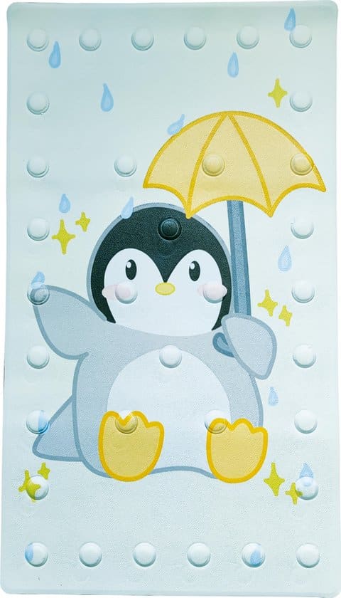 pipip antislip badmat kind anti slip badmat baby pinguin