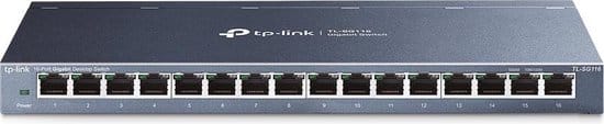 tp link tl sg116 netwerk switch unmanaged 16 poorten