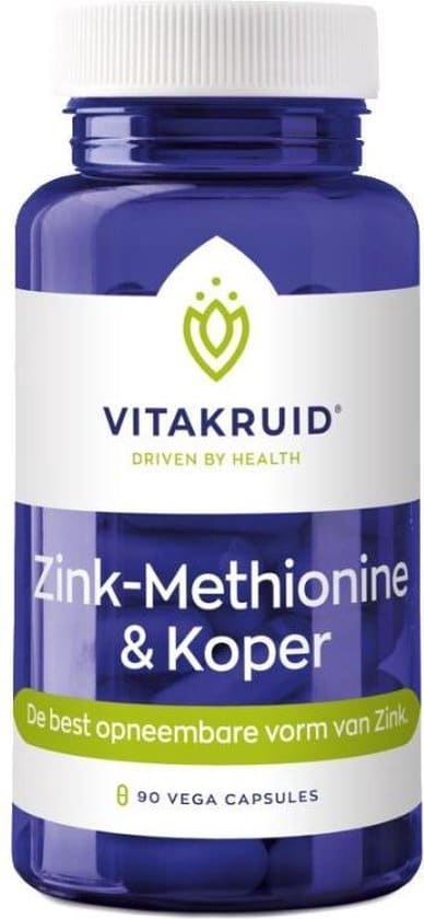vitakruid zink methionine koper 90 capsules