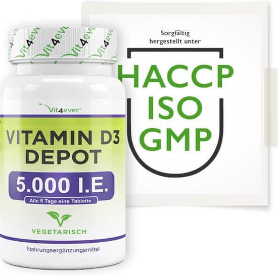 vitamine d d3 5000 iu ie 125 mcg 500 tabletten