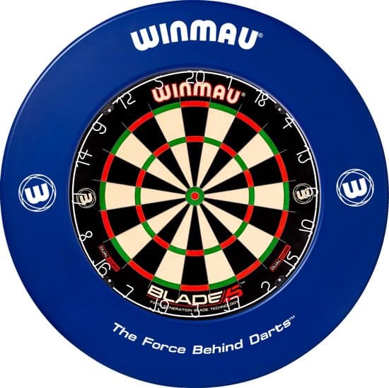 winmau dartbord surround ring blauw 1