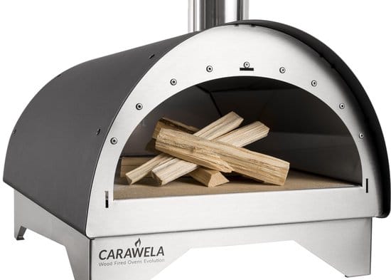 carawela minimo pizza oven hout gestookt