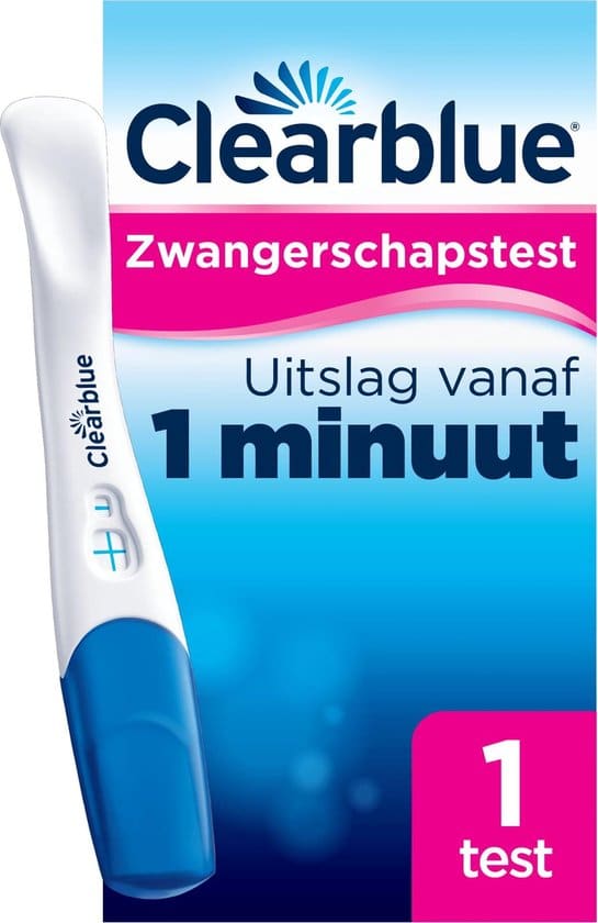 clearblue zwangerschapstest snelle detectie 1 zelftest 1